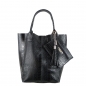 Preview: LADY'S SHOULDER BAG SHOPPER LEATHER IN SNAKE EMBOSSED CC2021